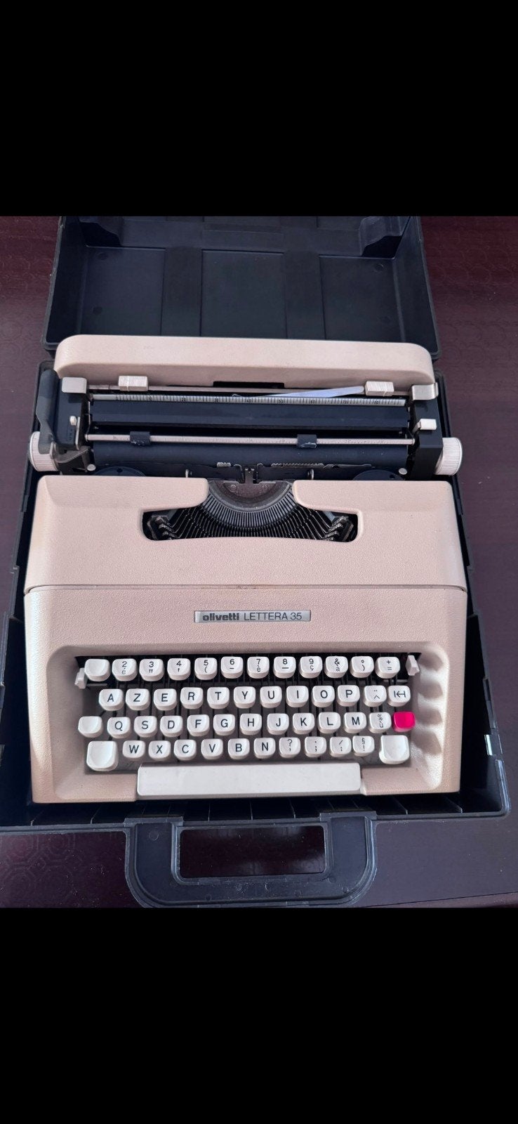 vVintage typemachine Olivetti Lettera 35, Diversen, Typemachines, Ophalen