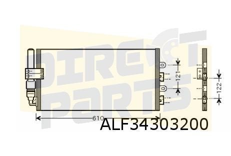 Fiat Punto III (6/03 - 8/10) (188) Punto III (1.2i) condenso, Autos : Pièces & Accessoires, Neuf, -, -, Fiat