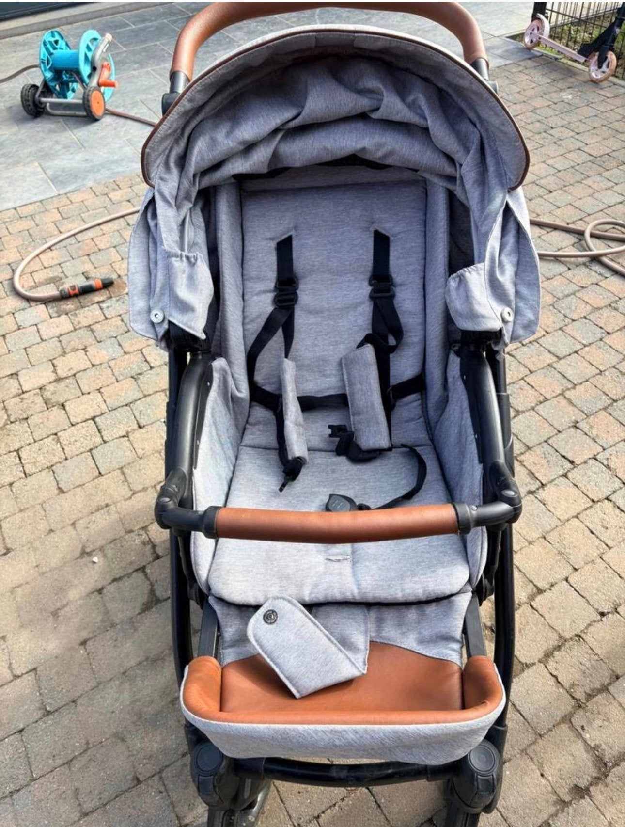 Wandelwagen voor baby en ouder, Ophalen, Gebruikt, Voetenzak