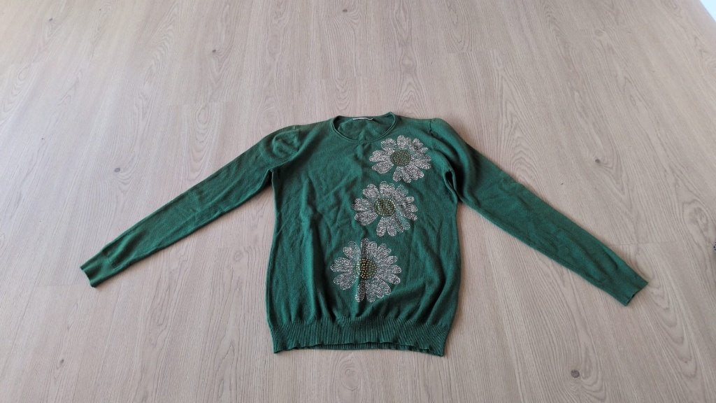 pull vert - M - 4€, Vêtements | Femmes, Pulls & Gilets, Enlèvement ou Envoi, Comme neuf, Taille 38/40 (M), Vert