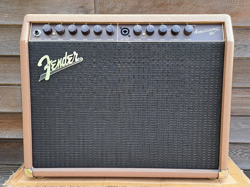 Fender Acoustasonic 90 - Akoestische gitaarversterker, Muziek en Instrumenten, Versterkers | Bas en Gitaar, Ophalen, Zo goed als nieuw