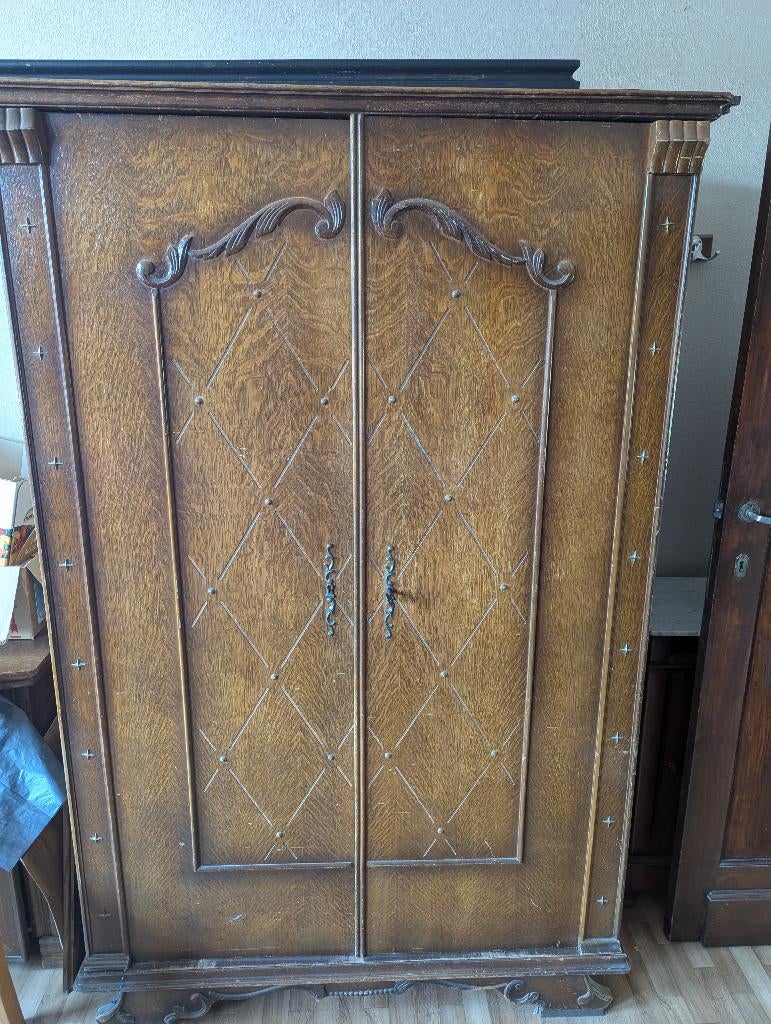 Kast, Huis en Inrichting, Kasten | Kleerkasten, Ophalen, 100 tot 150 cm, Antuek, 150 tot 200 cm