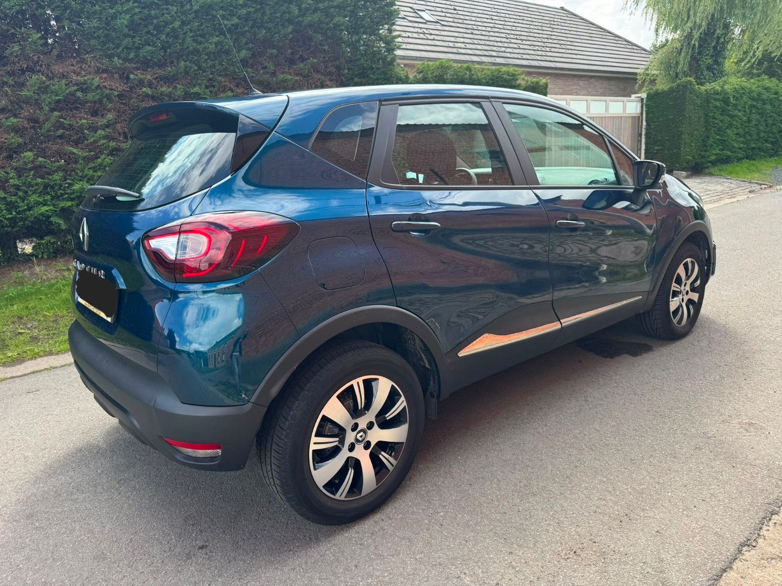 Renault Captur met 17dkm, Stof, Blauw, 5 deurs, Particulier