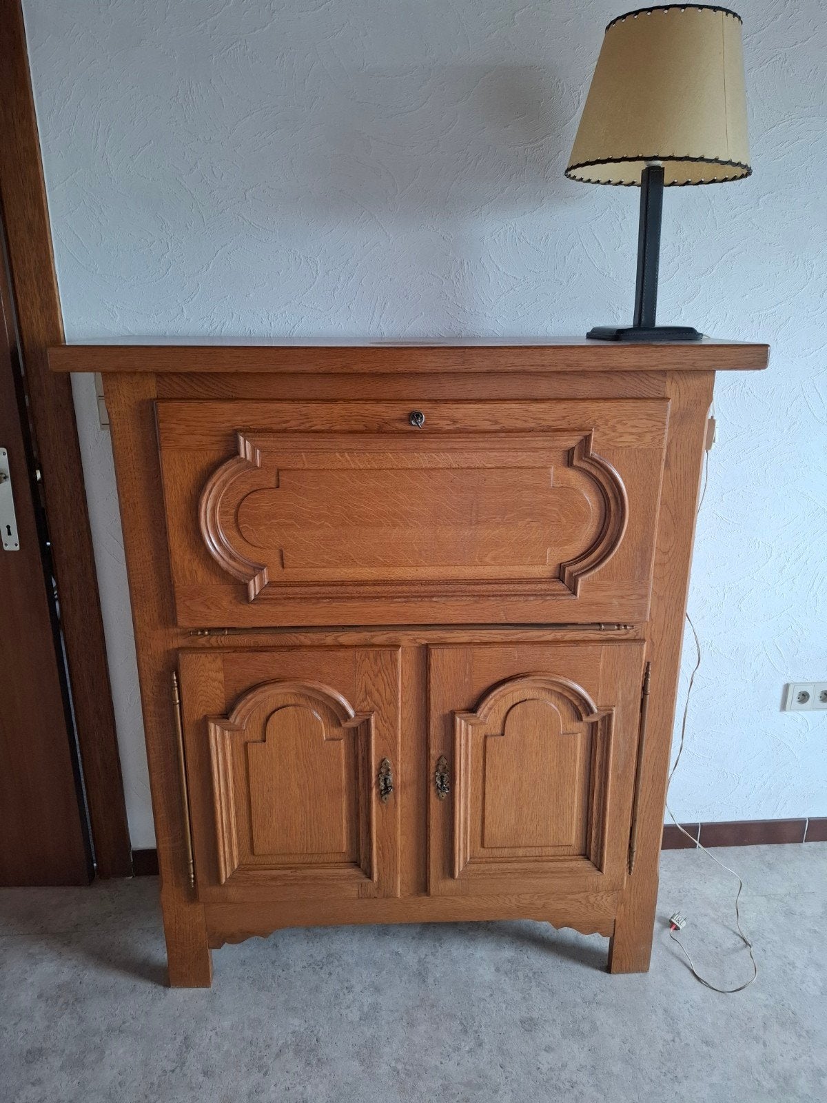 Meuble de bar vintage en bois, Maison & Meubles, Enlèvement