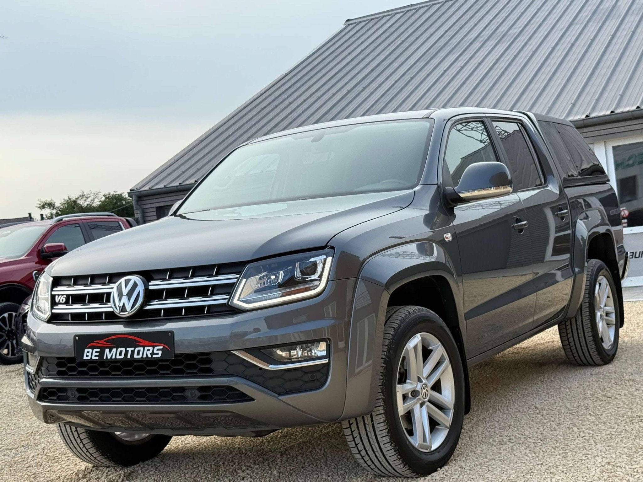 Volkswagen Amarok 3.0 V6 TDi 4Motion Highline / HARD-TOP / 1, Autos, Cuir, Argent ou Gris, Achat, Entreprise
