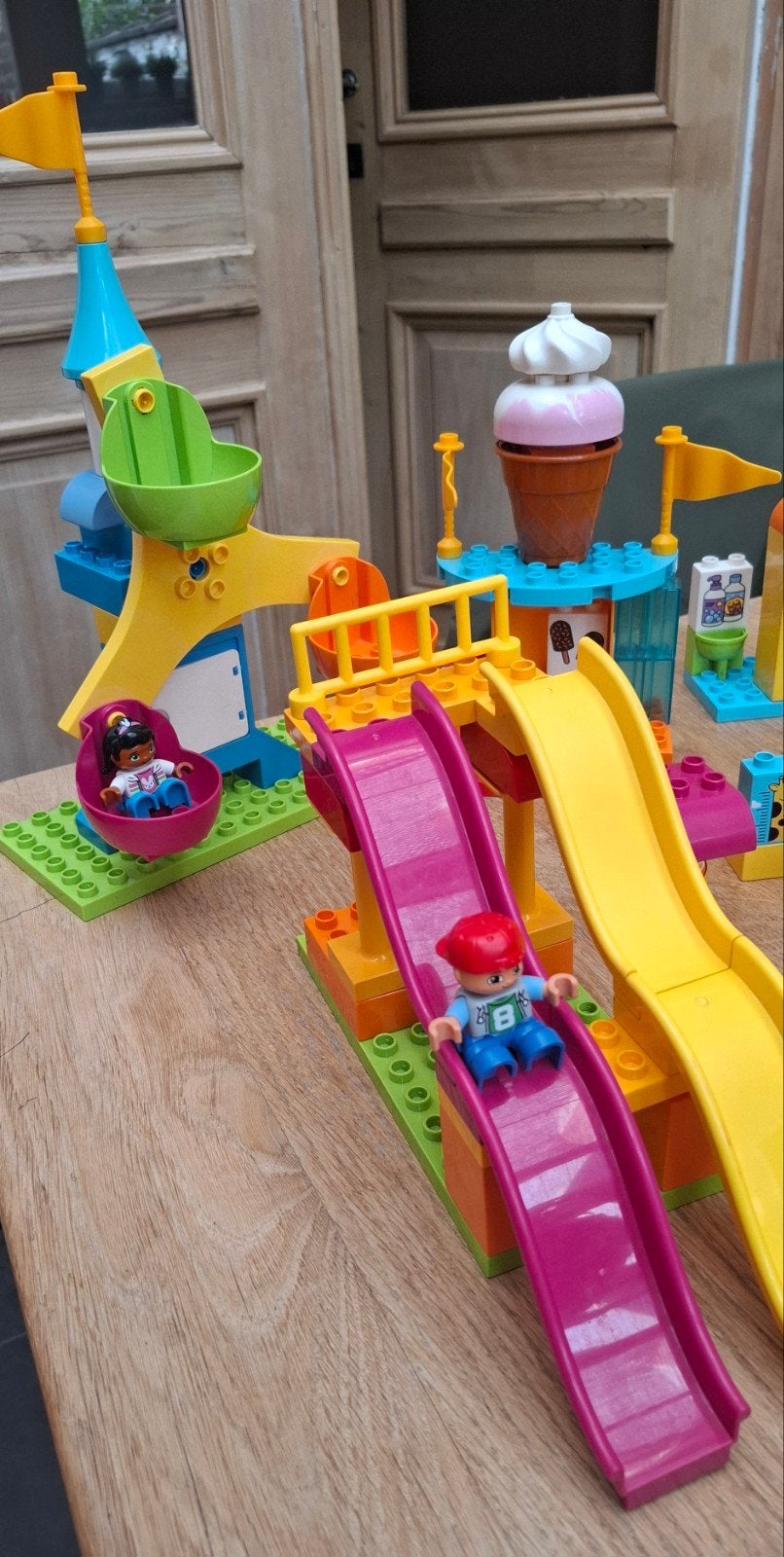 duplo grote kermis, Ophalen