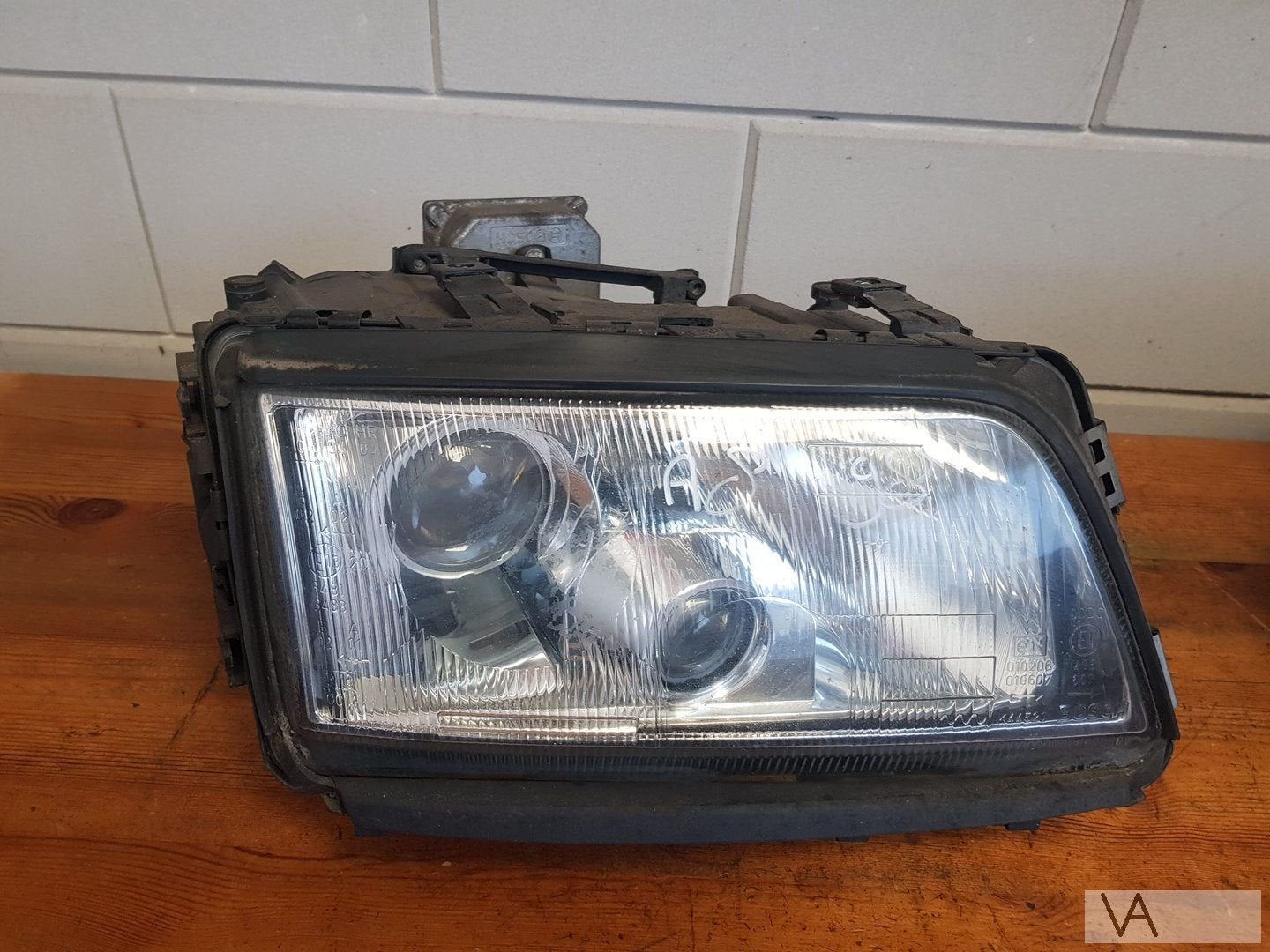 Audi A8 koplamp XENON rechts 1994-1999 compleet met module, Auto-onderdelen, Gebruikt, -, -, -