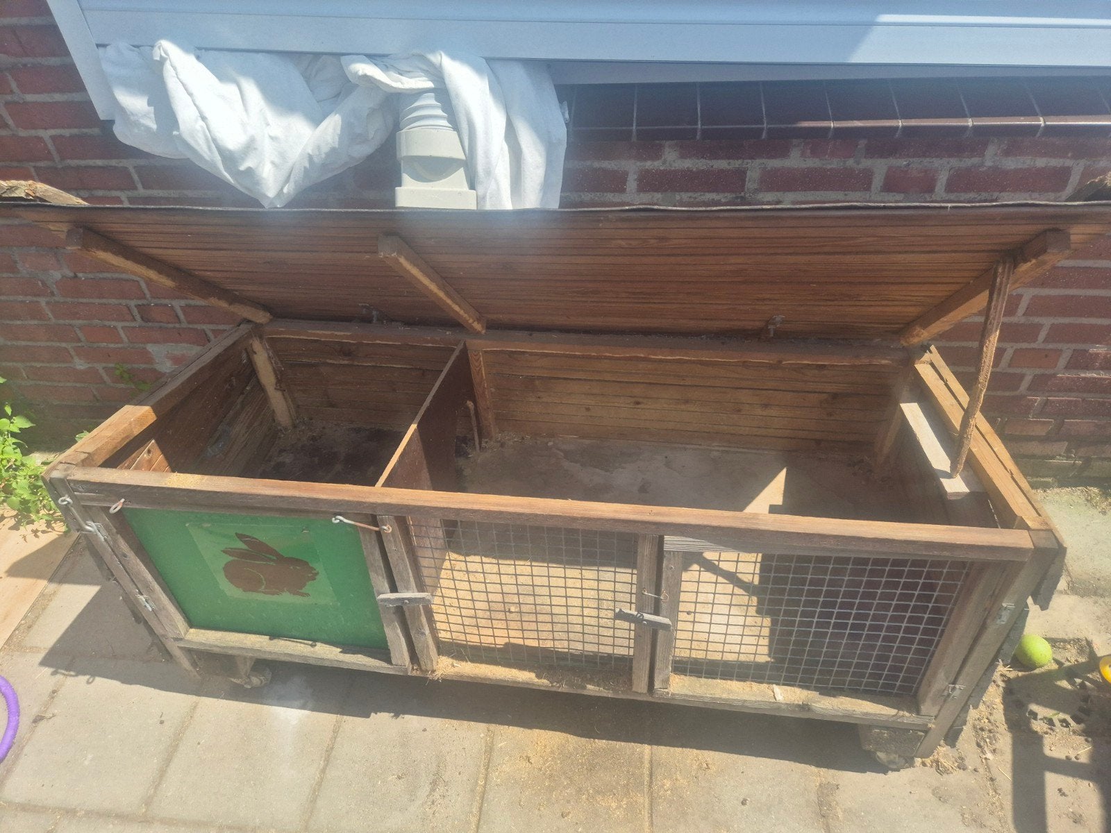 Cage à lapins avec roues pivotantes., Animaux & Accessoires, Enlèvement