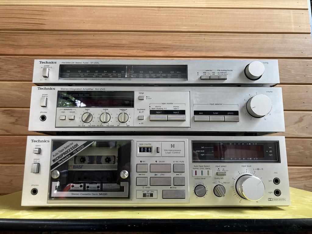 Vintage Technics audio set, Audio, Tv en Foto, Ophalen, Gebruikt, Tuner of Radio, Overige merken