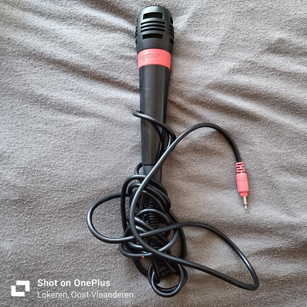 microfoon singstar, Ophalen, Gebruikt
