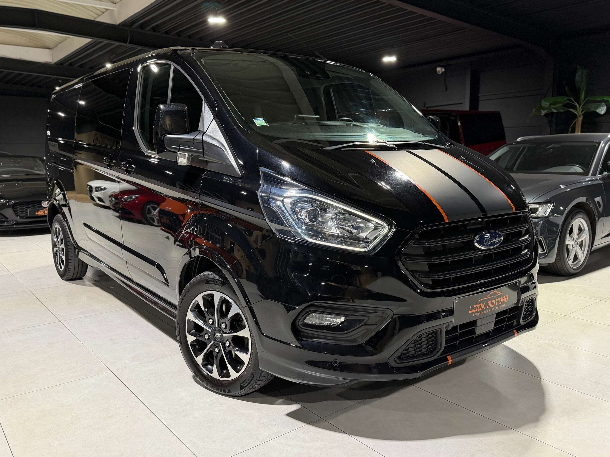 Ford Transit Custom LONG 2.0 TDCi Sport S/S 185CV DOUBLE POR, Cuir, Achat, Euro 6, Boîte manuelle