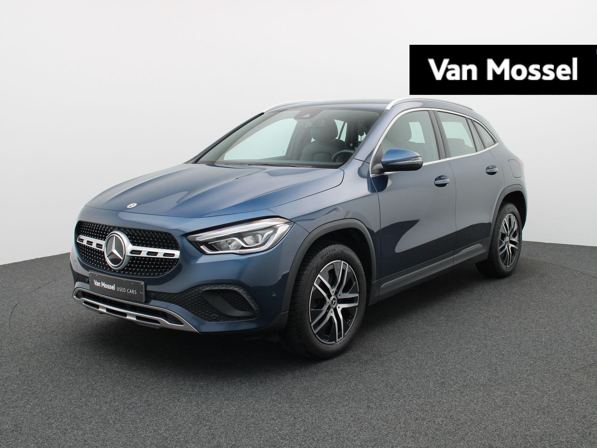 Mercedes-Benz GLA 250 e Business Line + LEDER + CAMERA + 1Y, Auto's, Gebruikt, 16 kWh, Blauw, Plug-in hybride
