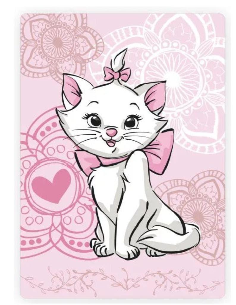 Marie Cat Fleece Deken - Aristocats - Disney Fleecedeken, Kinderen en Baby's, Meisje, Nieuw, Ophalen of Verzenden, Deken of Dekbed