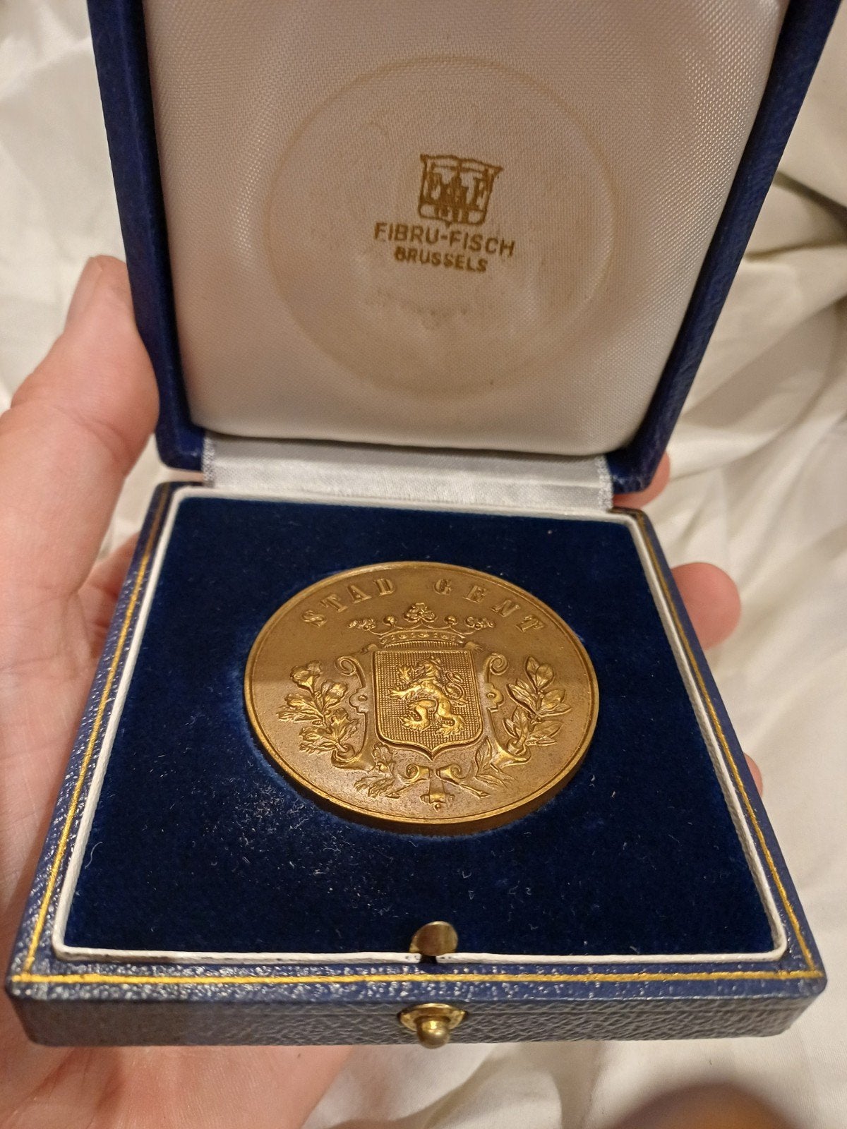Médaille de la Cour pour animaux de la ville de Gand, Timbres & Monnaies, Monnaies | Europe | Monnaies euro, Enlèvement ou Envoi