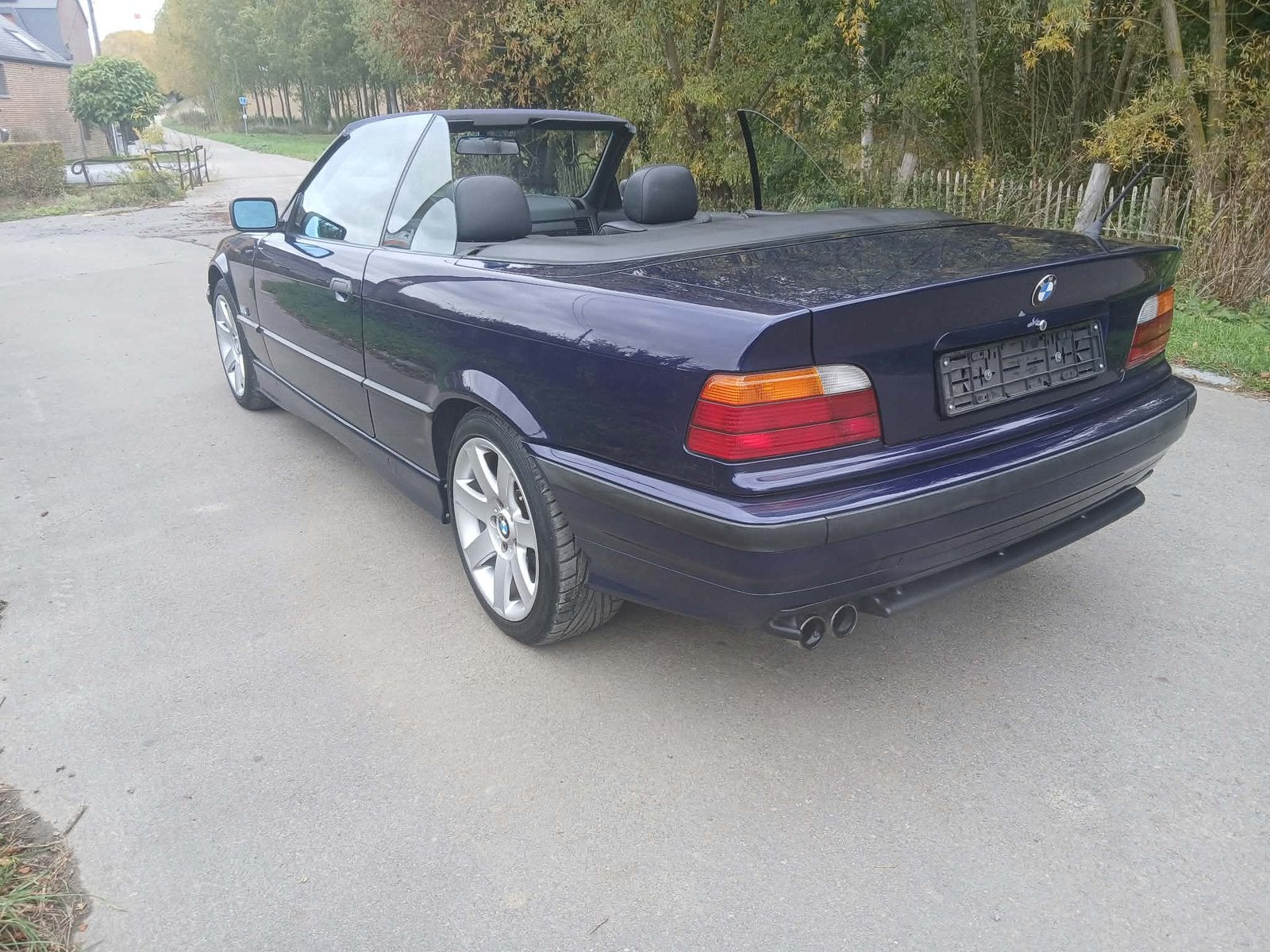 Bmw 318i cabriolet 1995 airco cuir capote électrique, Cuir, Achat, Cabriolet, Boîte manuelle