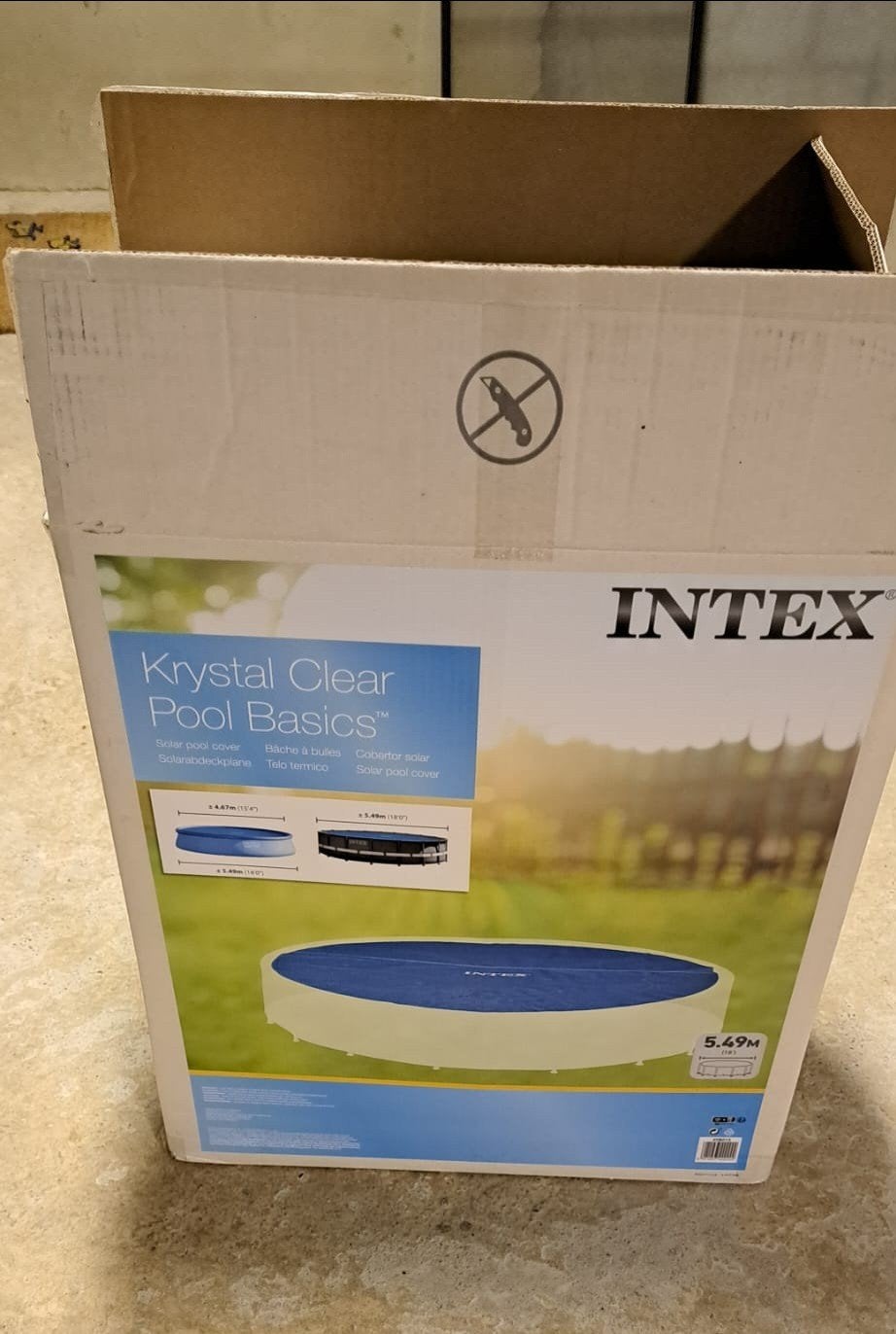 Intex Zwembad solar ronde noppenfolie 5,50m diameter (NIEUW), Ophalen of Verzenden, Nieuw