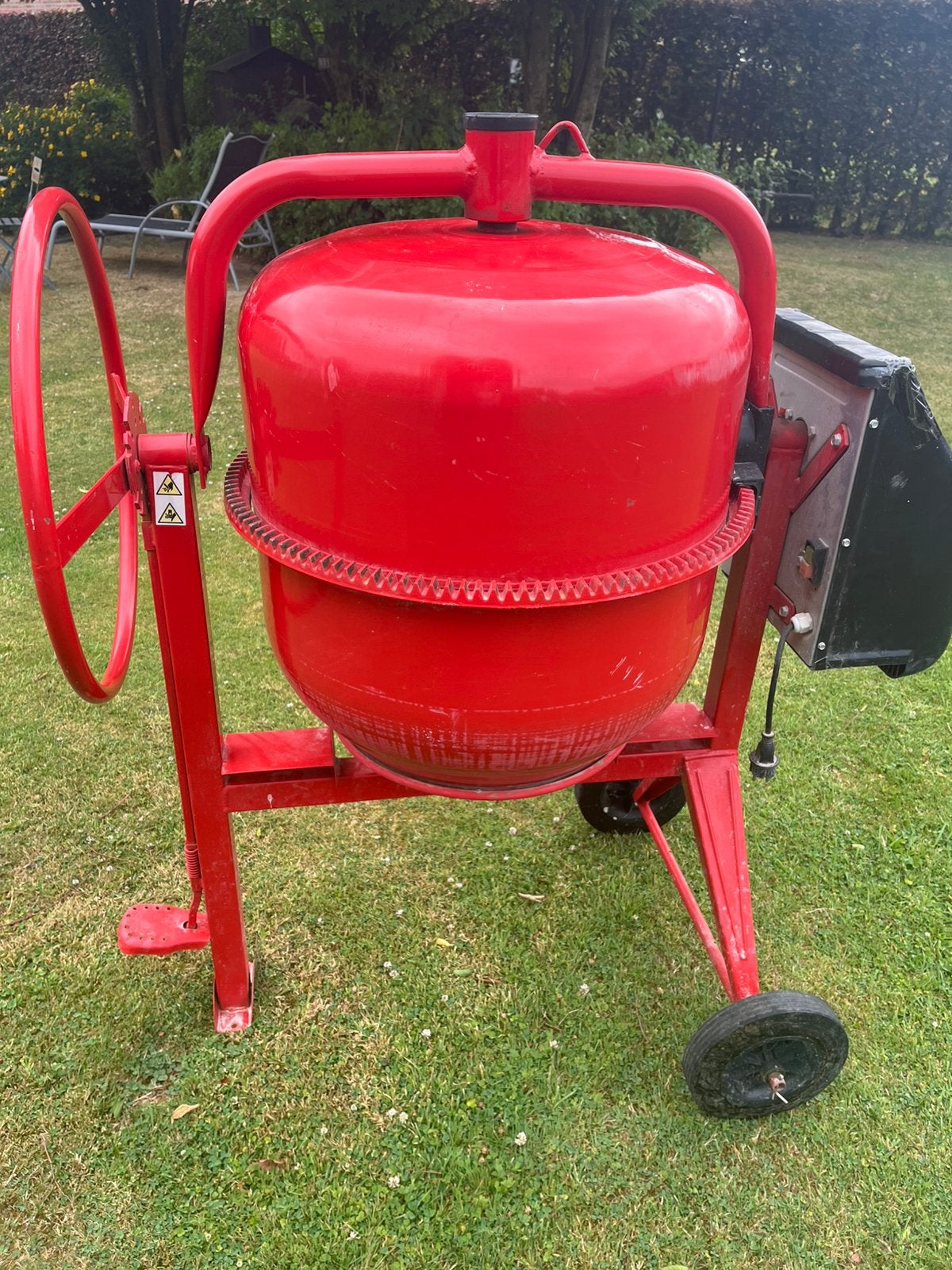 Betonmixer, Ophalen, Gebruikt