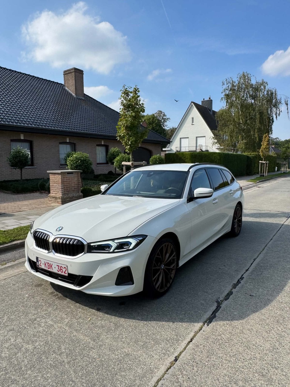 Te koop: BMW 318d Touring Diesel, bouwjaar 2023 met25.000 km, Auto's, Bedrijf, Diesel, Head-up Display, Te koop