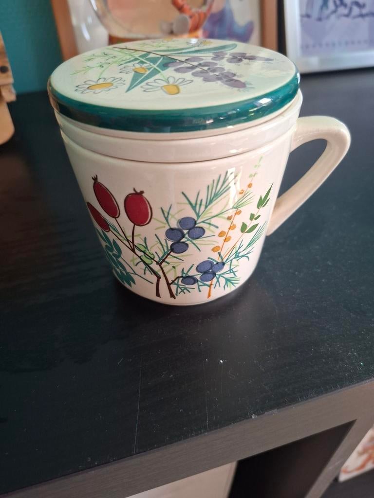 Tasse / Mug Vintage Waechtersbach - Décor Botanique West Ger, Enlèvement ou Envoi