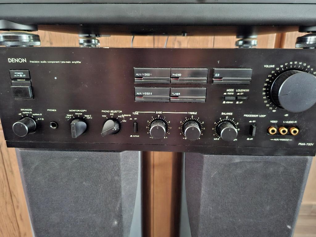 stereo keten Denon Lenco B&W boxen , goed lezen, Ophalen, Gebruikt, Speakers, Denon