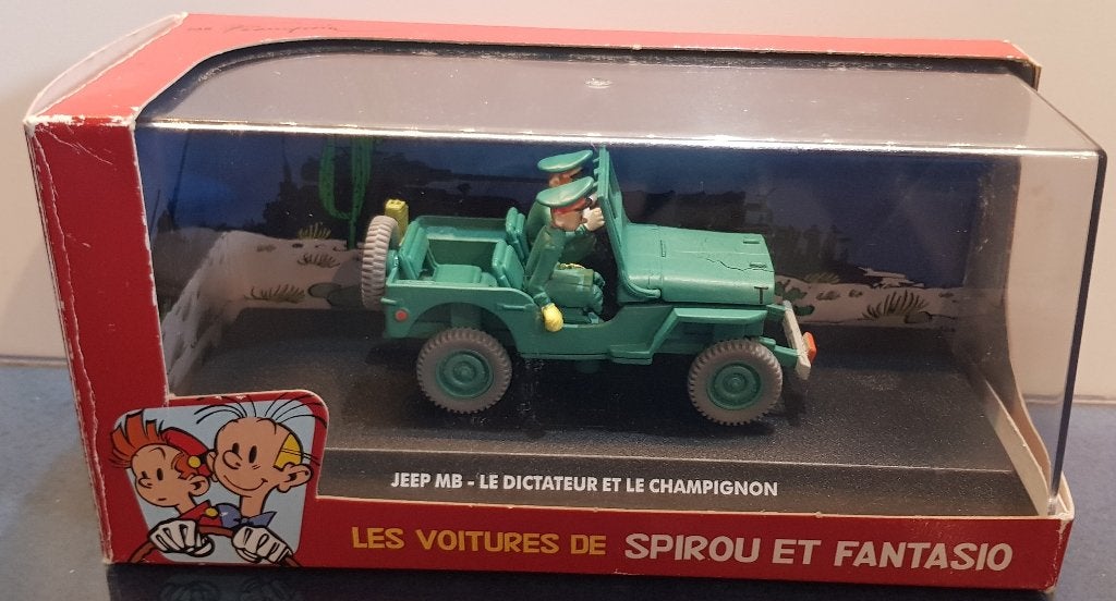 Spirou et Fantasio, - Jeep MB (2006), Envoi, Gaston ou Spirou, Neuf, Statue ou Figurine