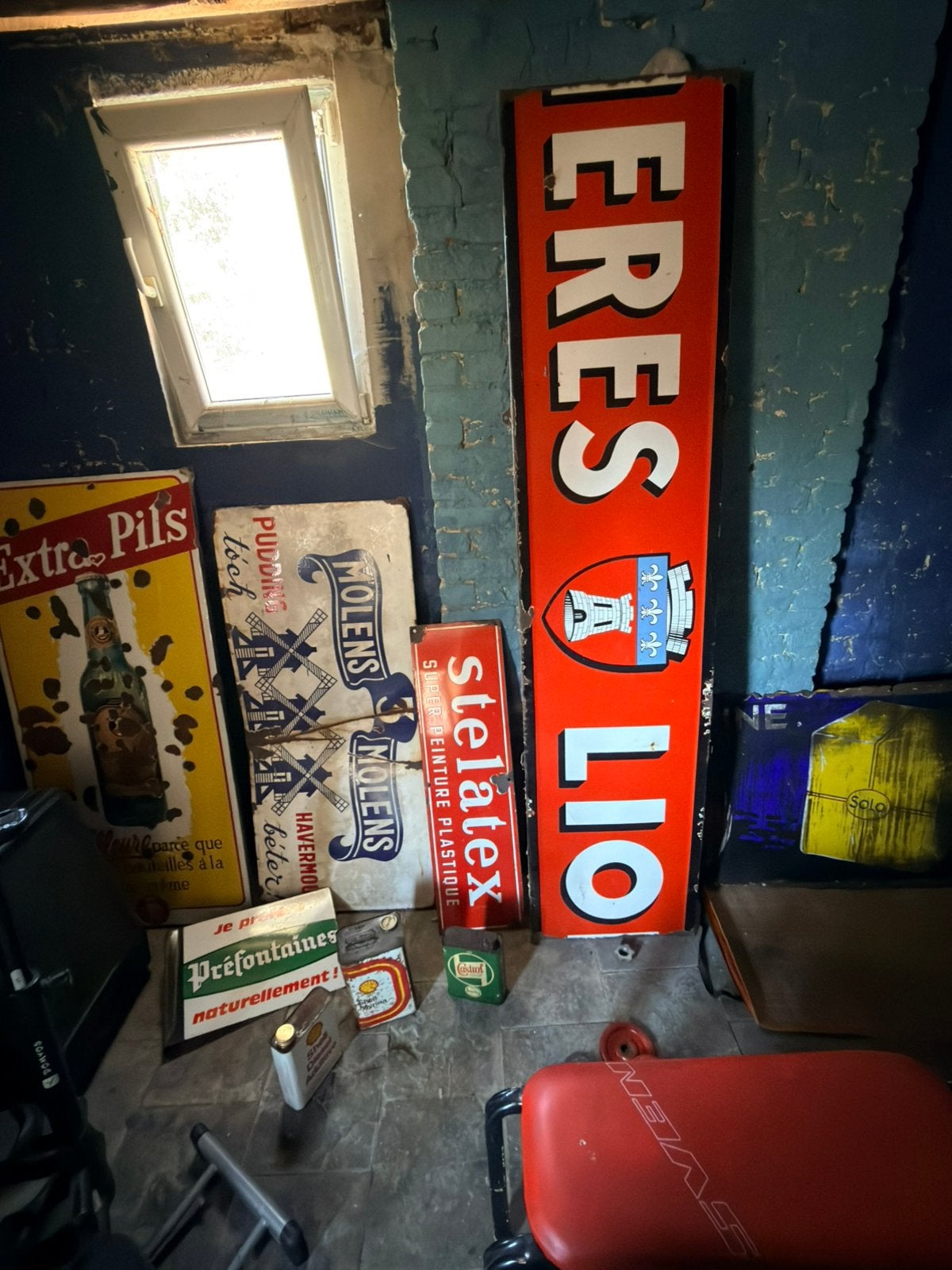 Lot objets publicitaires, Collections, Enlèvement, Utilisé, Panneau publicitaire
