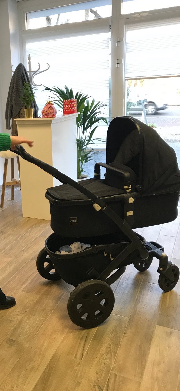 Joolz Geo² Complete Kinderwagen Zeer goede staat full black, Kinderen en Baby's, Kinderwagens en Combinaties, Ophalen, Zo goed als nieuw