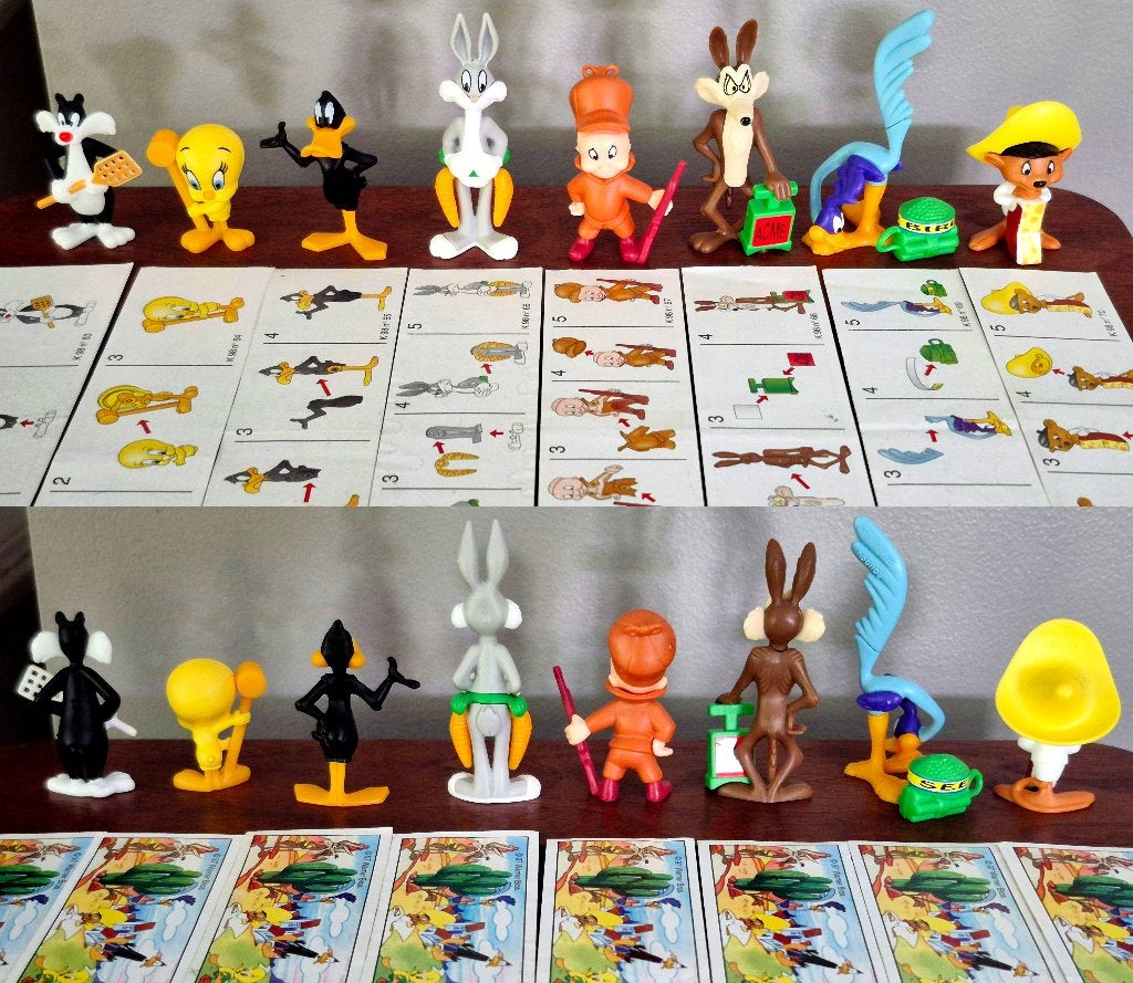Bugs Bunny et Co 1997 série complète + Bpz K98, Collections, Enlèvement ou Envoi, Comme neuf, Figurines