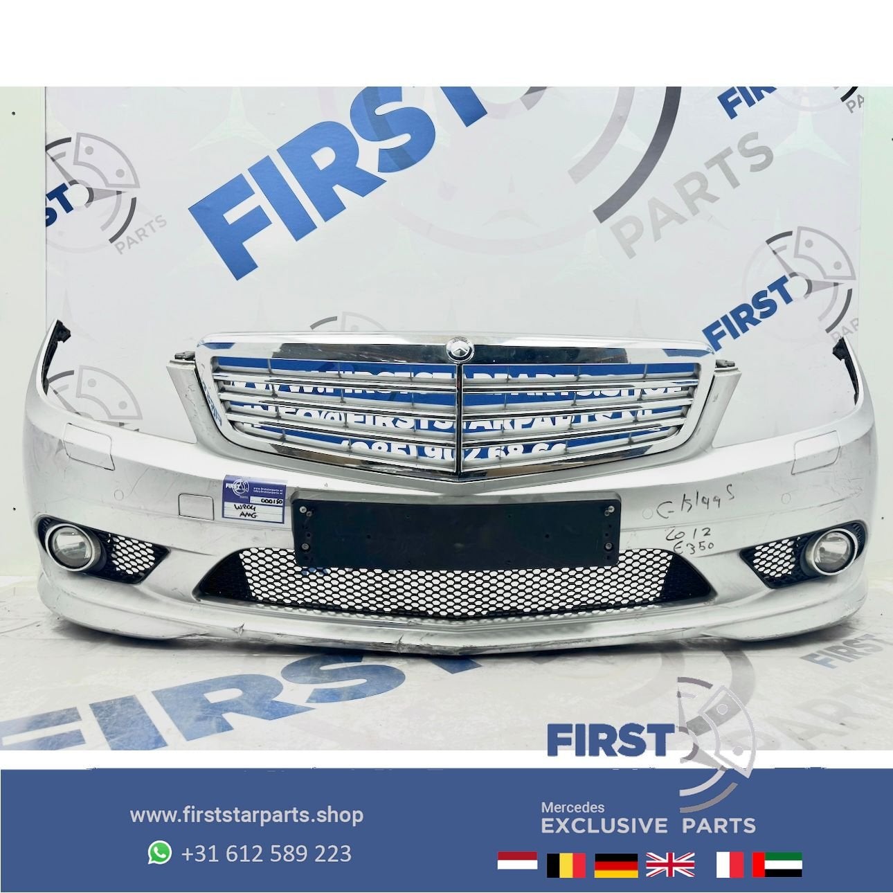 W204 C204 Mercedes C Klasse A2048853725 AMG VOORBUMPER COMPL, Auto-onderdelen, Gebruikt, -, Voor, Ophalen of Verzenden