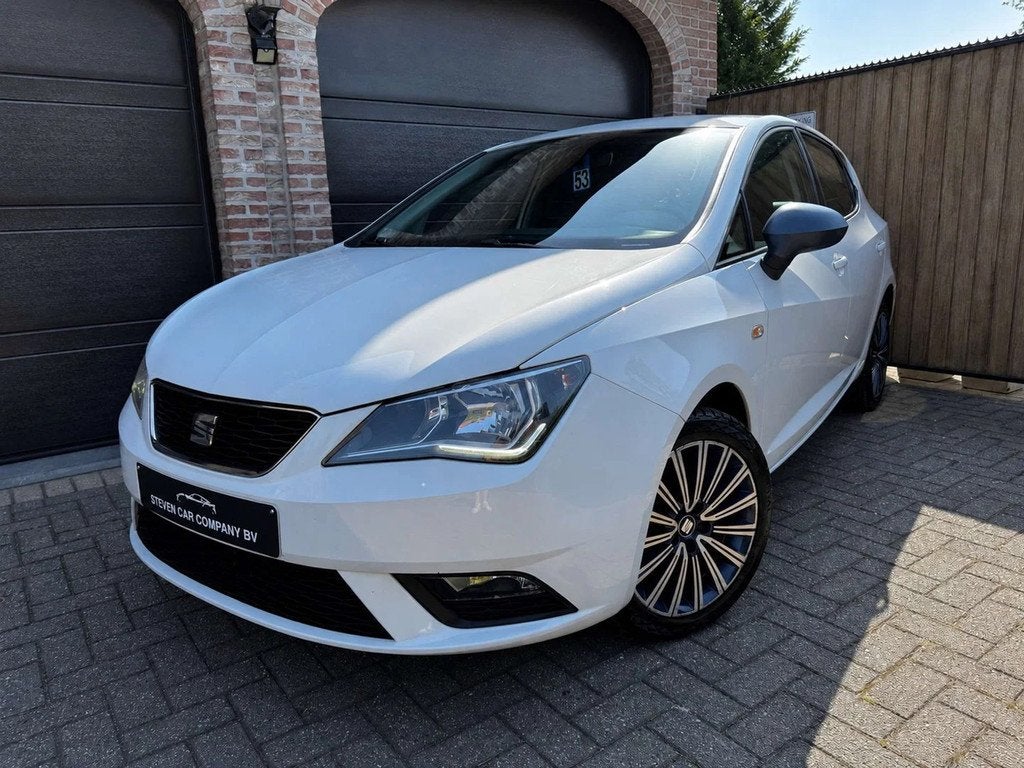 SEAT Ibiza | LED | NAVI | CARPLAY | AUTO A/C | PDC | CRUISE, Auto's, Seat, Gebruikt, Bedrijf, 3 cilinders, Bluetooth
