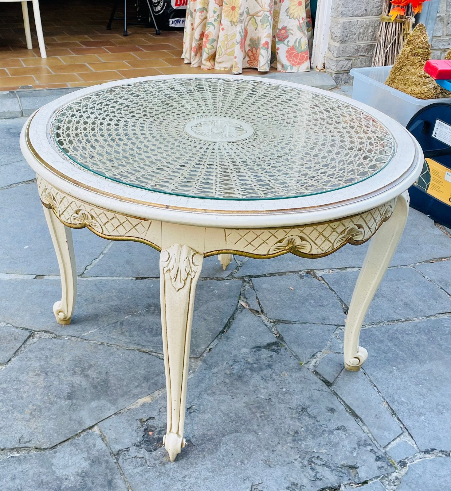 Table basse vintage, 50 à 100 cm, Enlèvement, Utilisé, 50 à 100 cm