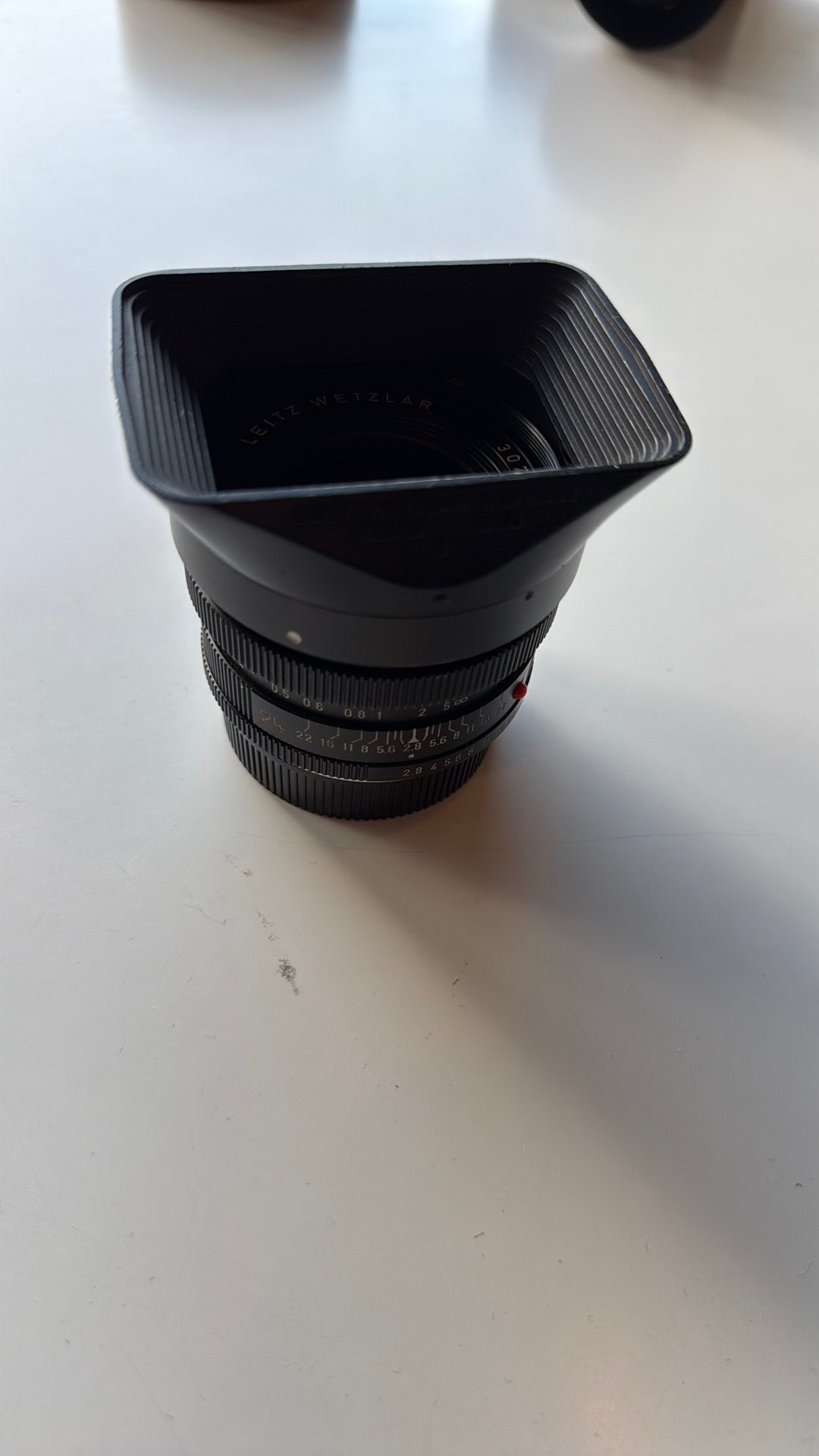 Leica R 24mm, Ophalen of Verzenden, Gebruikt, Leica, Groothoeklens