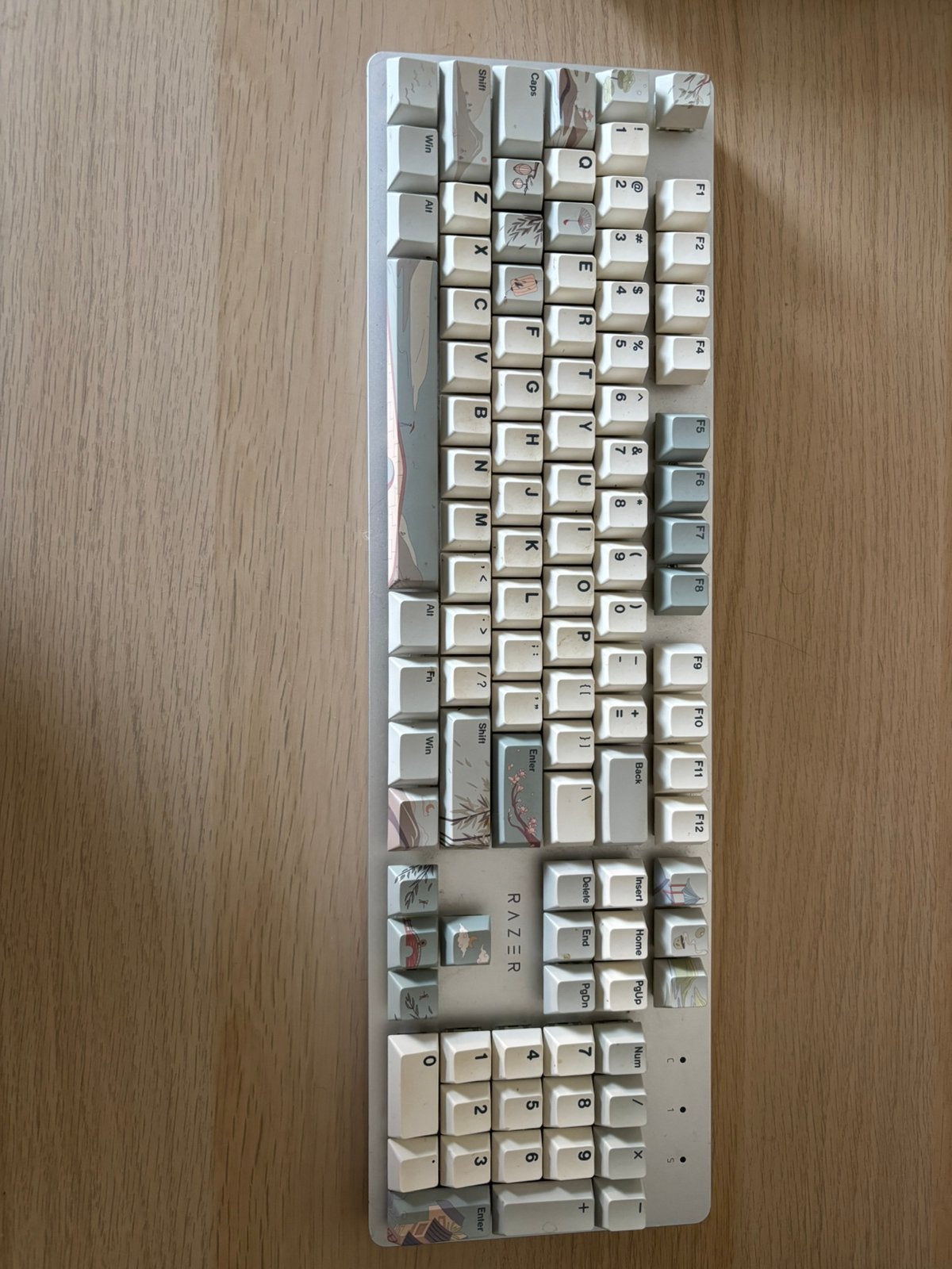 Razer Pro Type Ultra Keyboard met custom keycap set, Computers en Software, Ophalen, Zo goed als nieuw, Draadloos