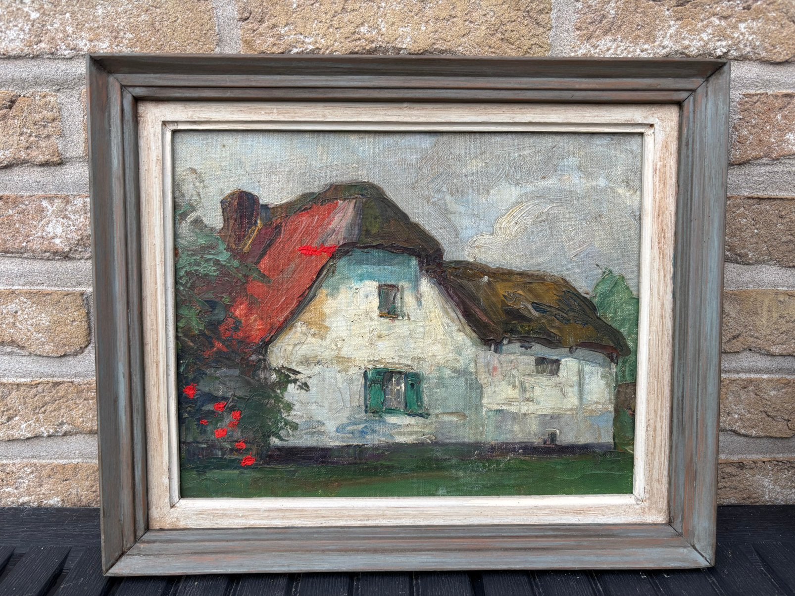 Peinture, peut-être de Piet Lippens ? chai pas, Enlèvement ou Envoi, Peinture à l'huile, Toile