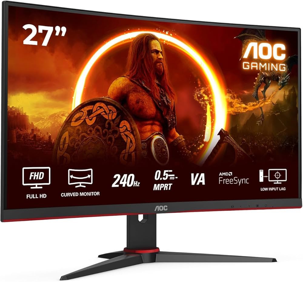 Écran AOC C27G2ZE 240 Hz, Informatique & Logiciels, Gaming, HD, Enlèvement ou Envoi, VA