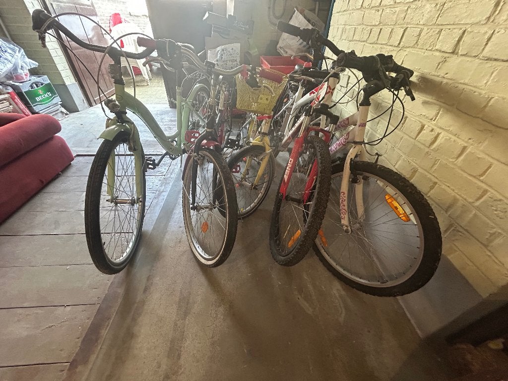 Set van 5 fietsen (volwassenen en kinderen), Fietsen en Brommers, Ophalen, Gebruikt