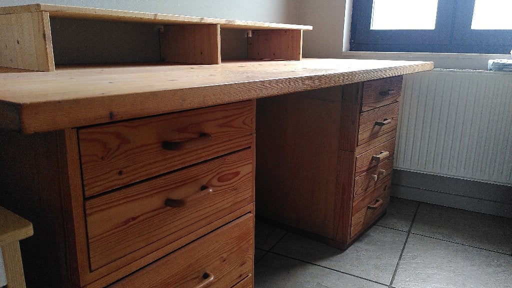 Bureau, Maison & Meubles, Bureaux, 76 cm, Démontable, Bois, 176 cm
