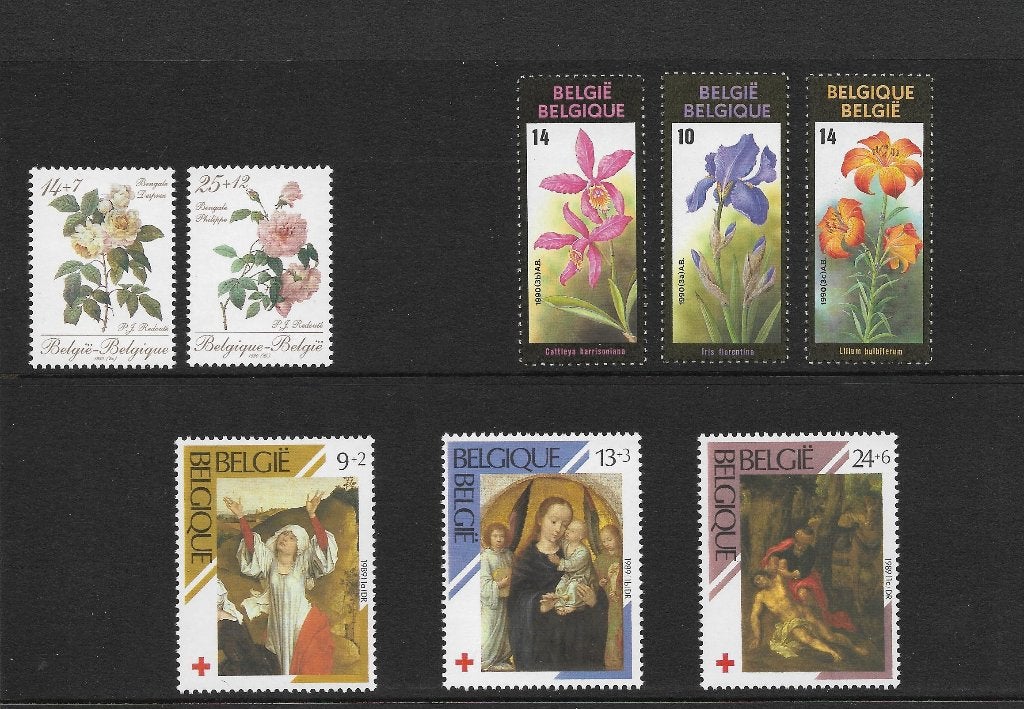 postzegels belgie 1989-90, Verzenden