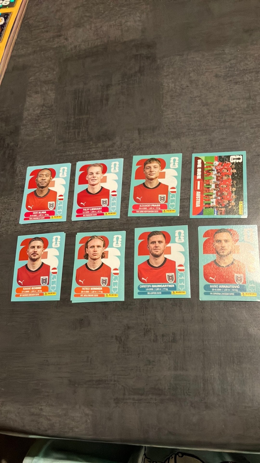 Panini stickers World Cup 2026 Oostenrijk, Ophalen of Verzenden, Nieuw