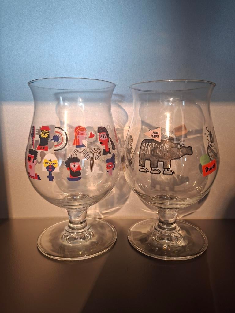 2 verres de chambre à coucher doubles, Enlèvement ou Envoi, Duvel