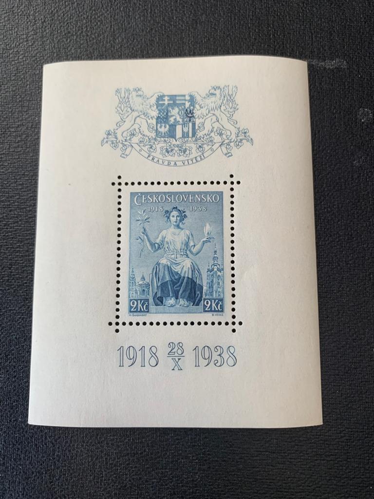 Tsjechoslowaakse postzegelvel 1938, Ophalen of Verzenden