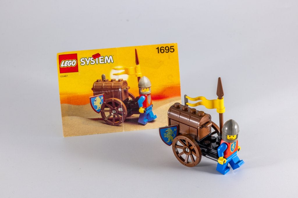 LEGO 1695 Treasure Chest (1992) - compleet met handleiding, Kinderen en Baby's, Speelgoed | Duplo en Lego, Gebruikt, Lego, Complete set