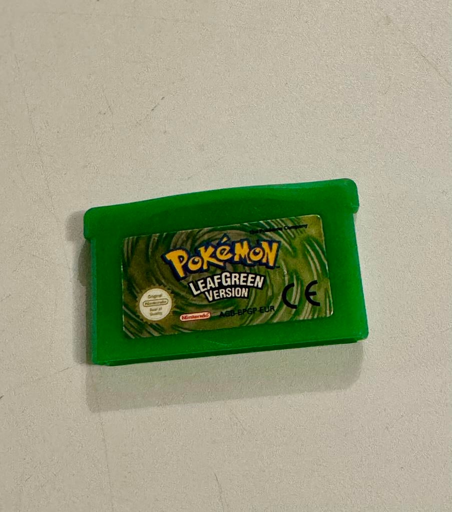 Pokémon Leaf Green (cartridge) - Werkt nog, Games en Spelcomputers, Games | Nintendo Game Boy, Ophalen, Zo goed als nieuw