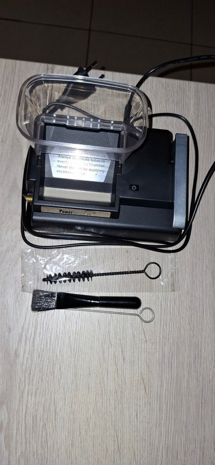 Automatische sigarettenmachine, Enlèvement