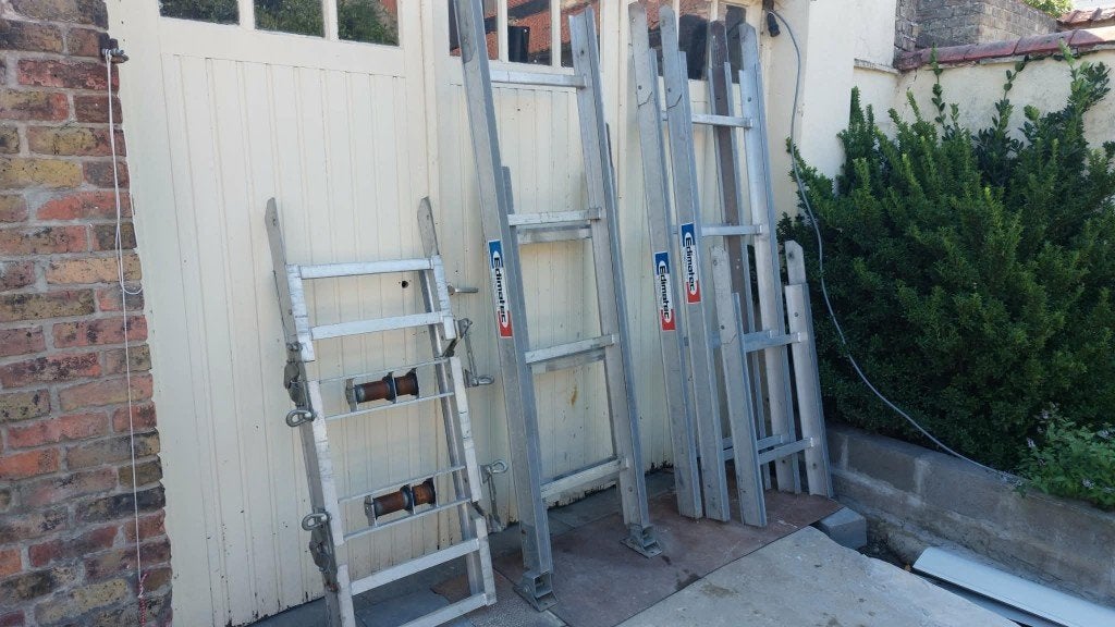 professionele ladderlift Edimatec, Ophalen, Zo goed als nieuw