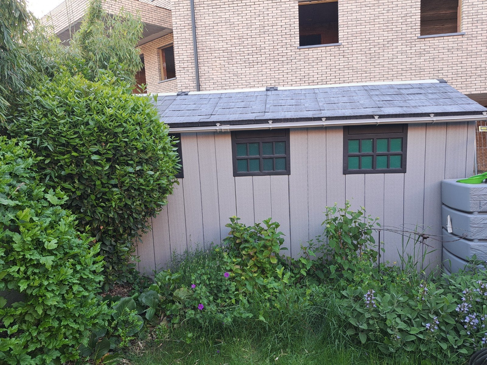 Kunststof tuinhuis., Tuin en Terras, Ophalen, Kunststof, Tuinhuis