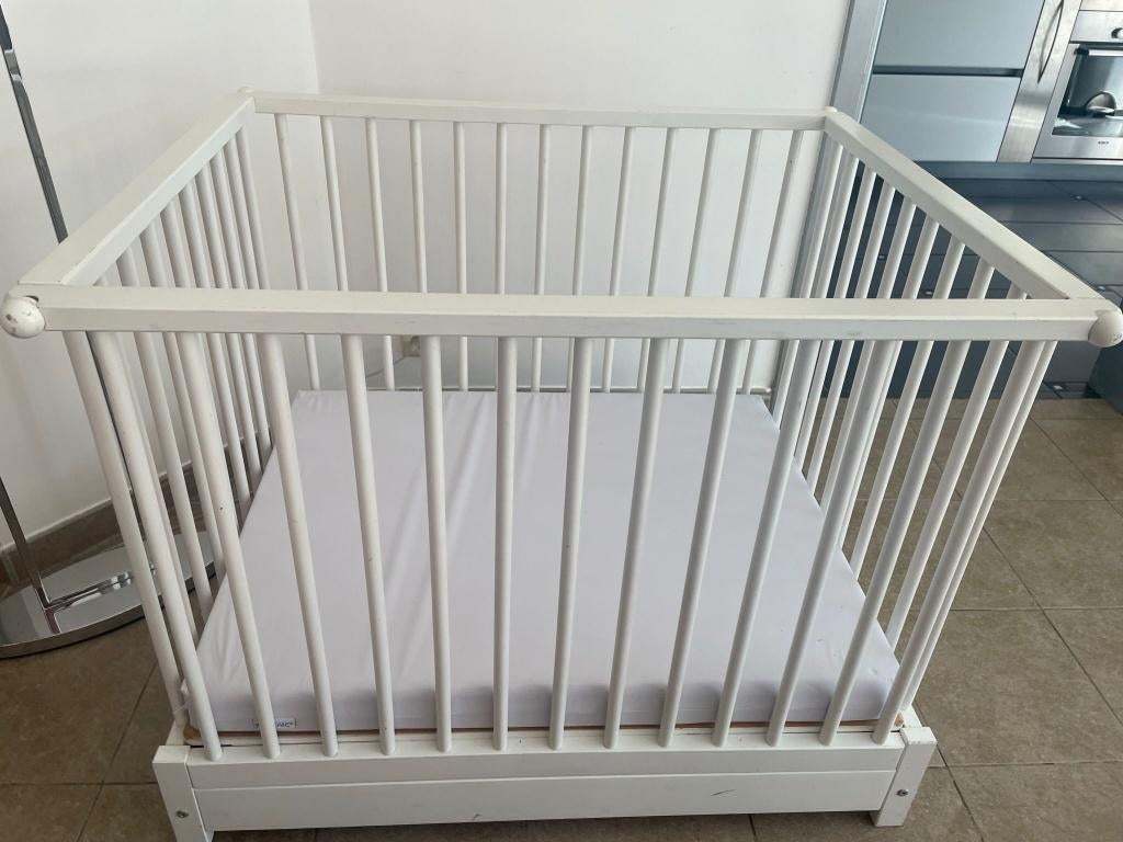 Babypark, Ophalen, Gebruikt, Vierkant, In hoogte verstelbaar