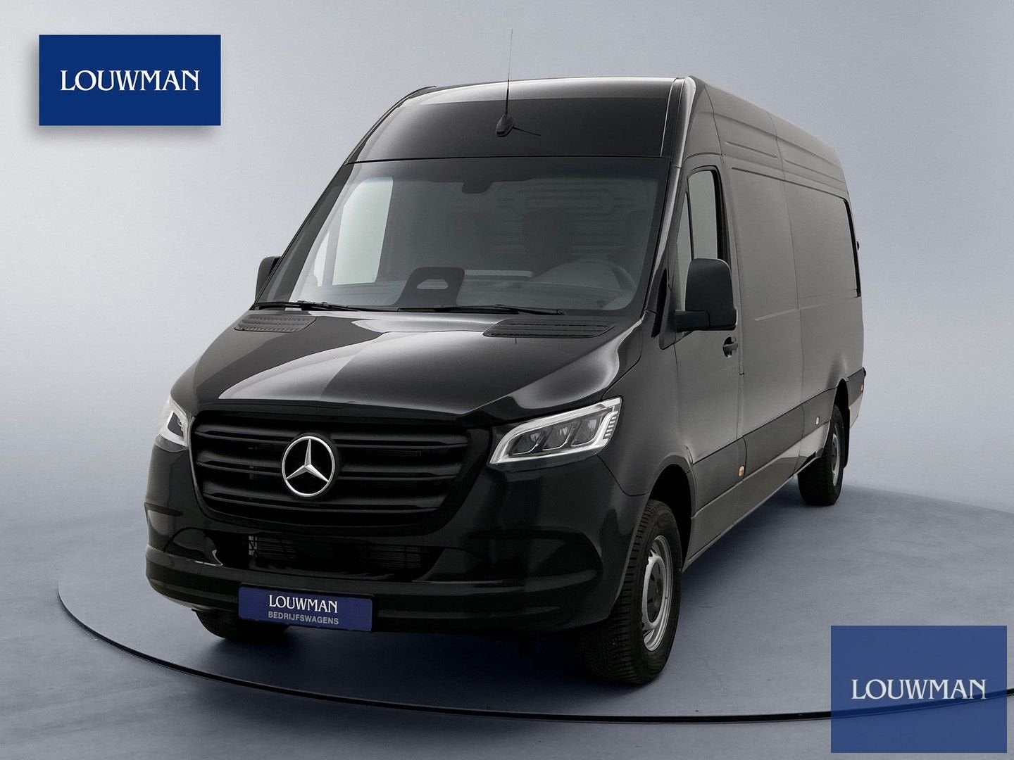 Mercedes-Benz Sprinter 317 1.9 CDI L3H2 3500 KG Trekgewicht, Automaat, Zwart, Bedrijf, Diesel
