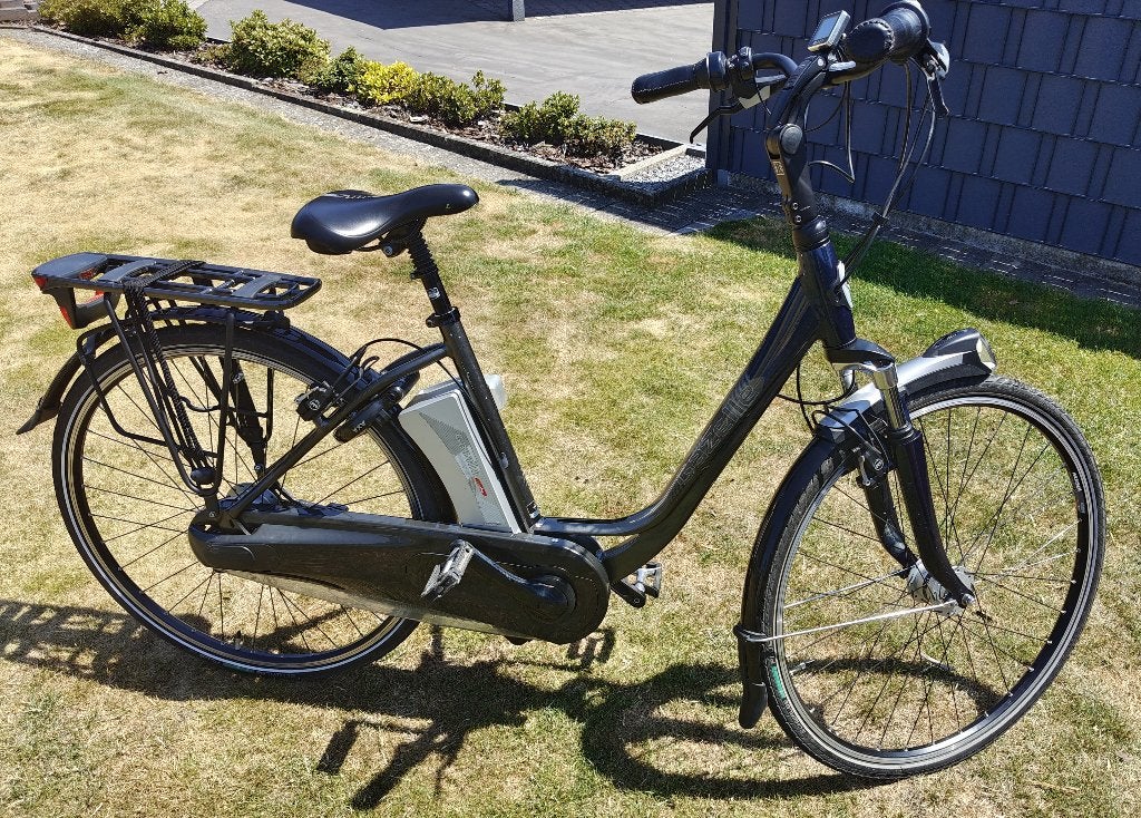 Elektrische damesfiets gazelle, Fietsen en Brommers, Elektrische fietsen, Gebruikt, Gazelle, 47 tot 51 cm, 50 km per accu of meer