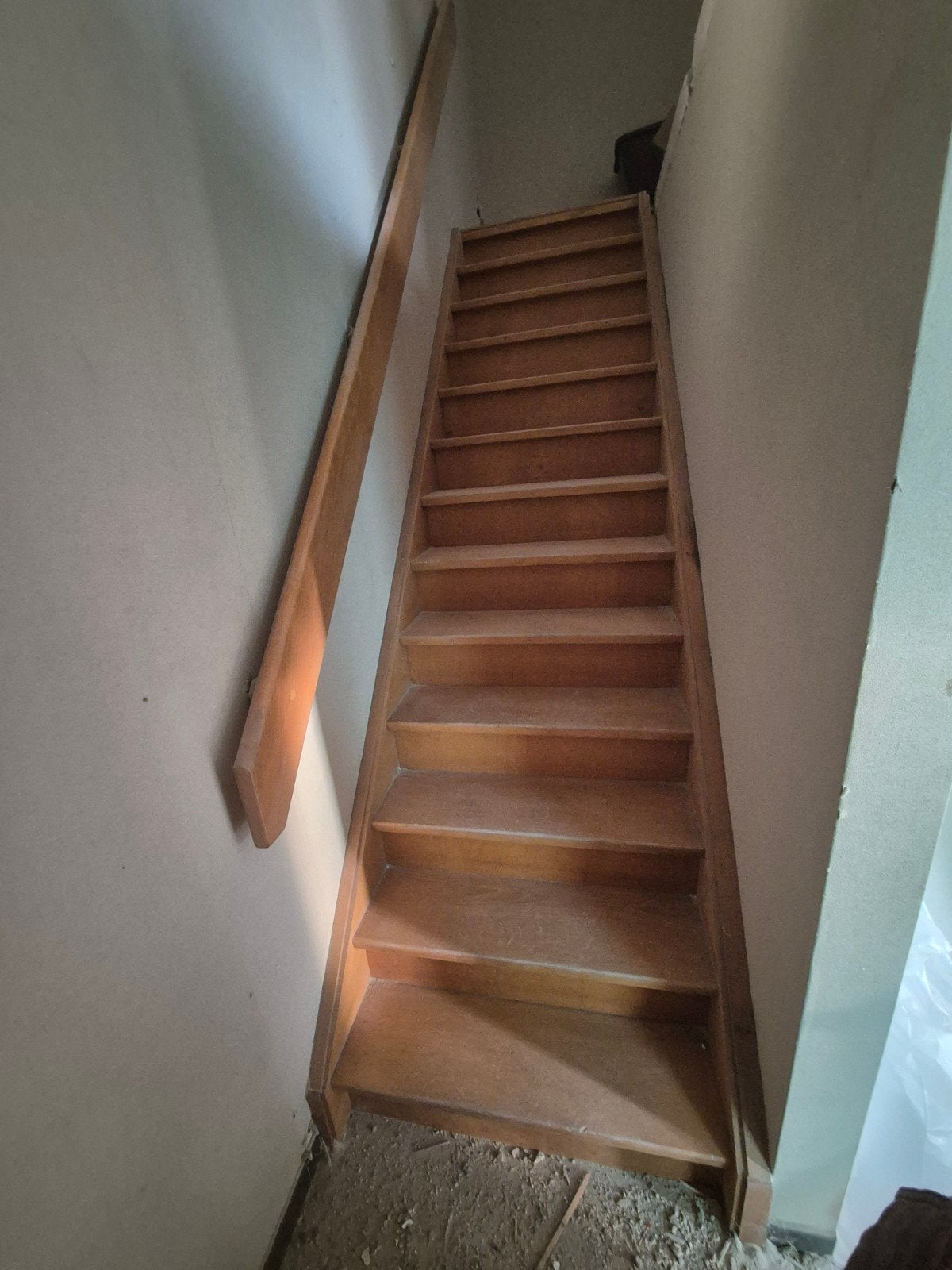 Houten trap, Doe-het-zelf en Bouw, Ladders en Trappen, Ophalen, Gebruikt, Trap, 2 tot 4 meter